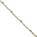 PULSERA ORO CON ESMERALDAS