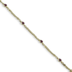 PULSERA ORO CON RUBÍES