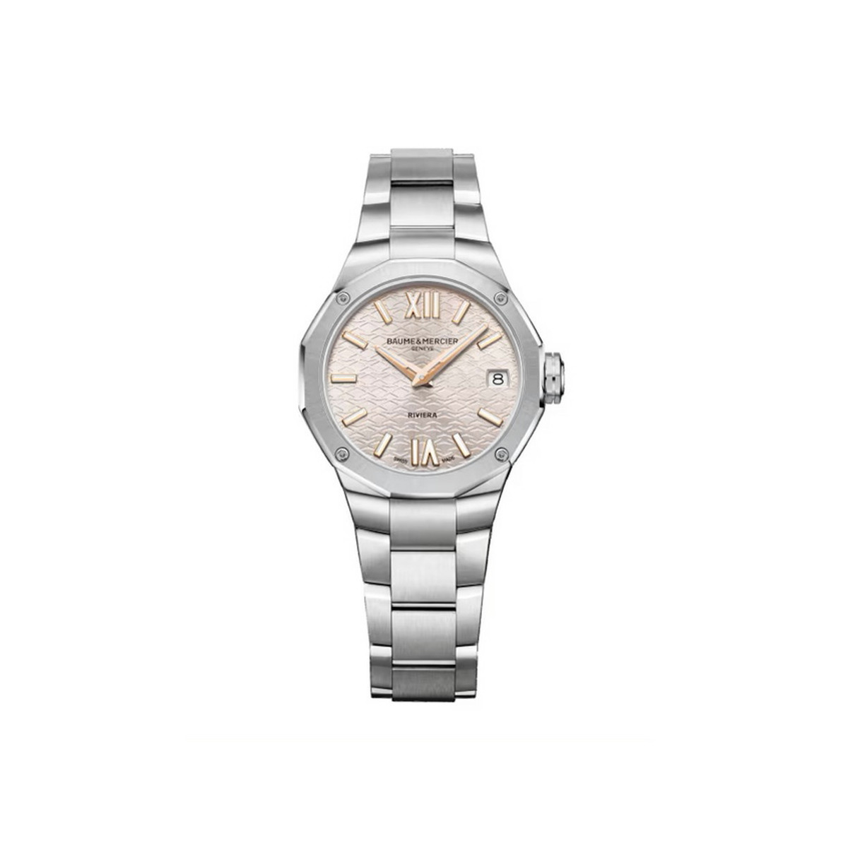 BAUME & MERCIER RIVIERA ESFERA PLATEADA CÁLIDA