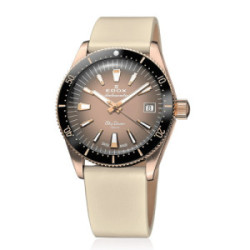 EDOX SKYDIVER 38 MM MARRÓ EDICIÓ ESPECIAL