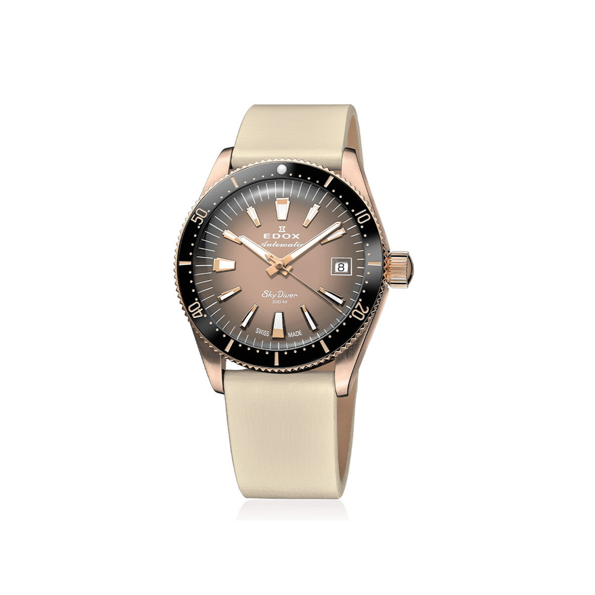 EDOX SKYDIVER 38 MM MARRÓN EDICION ESPECIAL