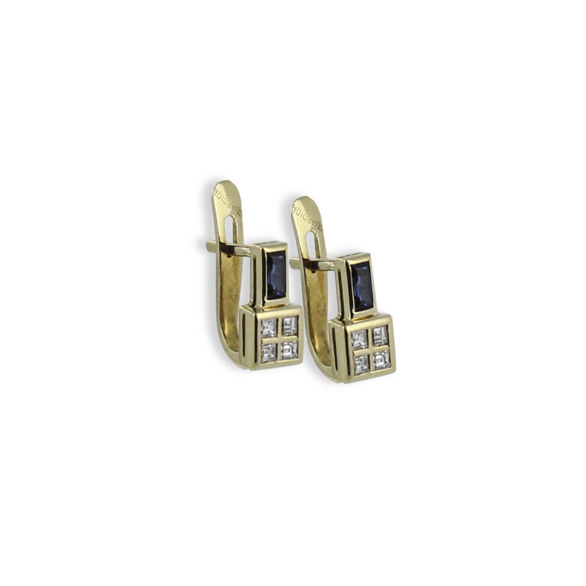 ARRACADES AMB DIAMANTS QUADRATS