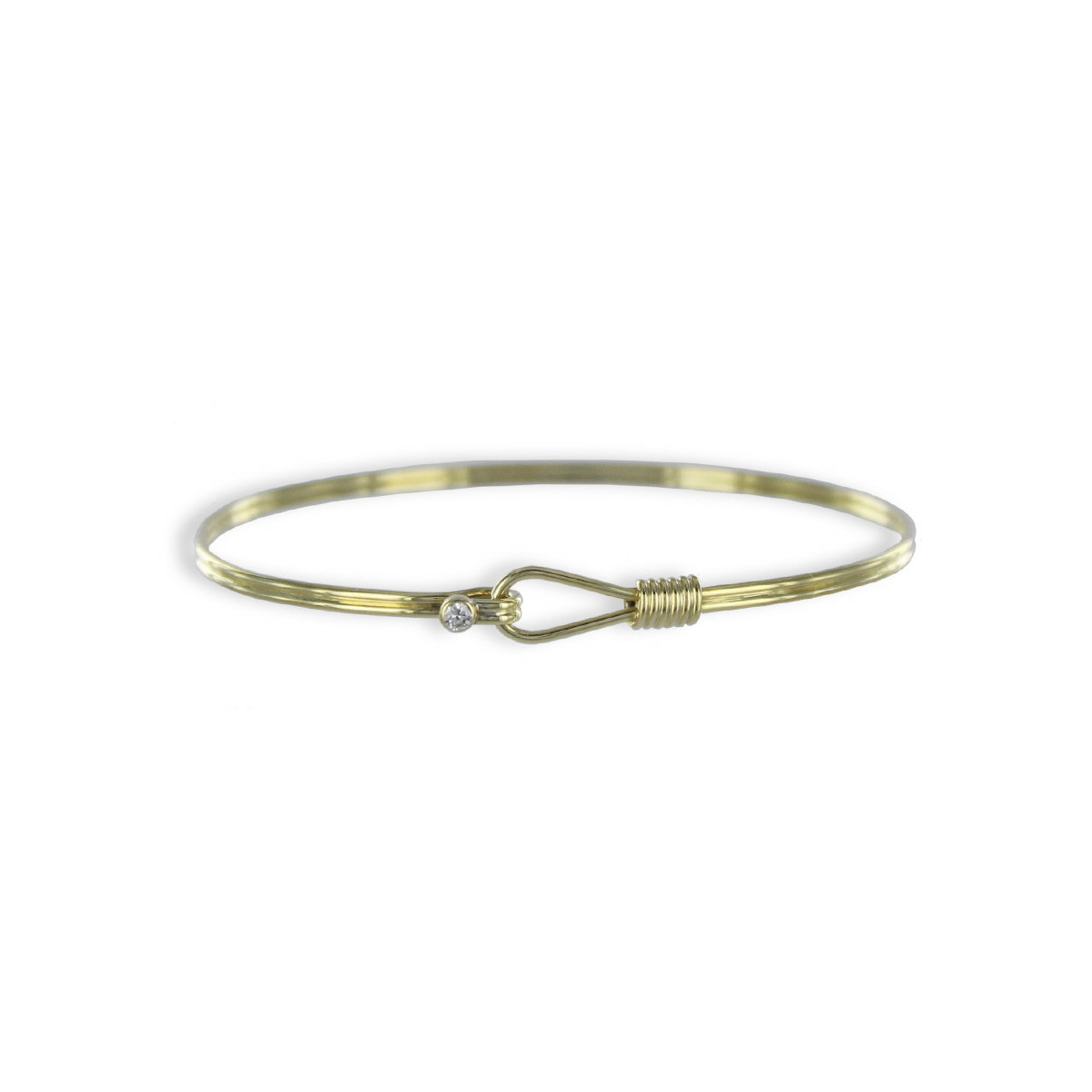 BRAÇALET RÍGIDA AMB DIAMANT