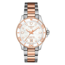 TISSOT SEASTAR 1000 BRAÇALET BICOLOR