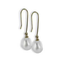 GOLD PEARL EARRINGS