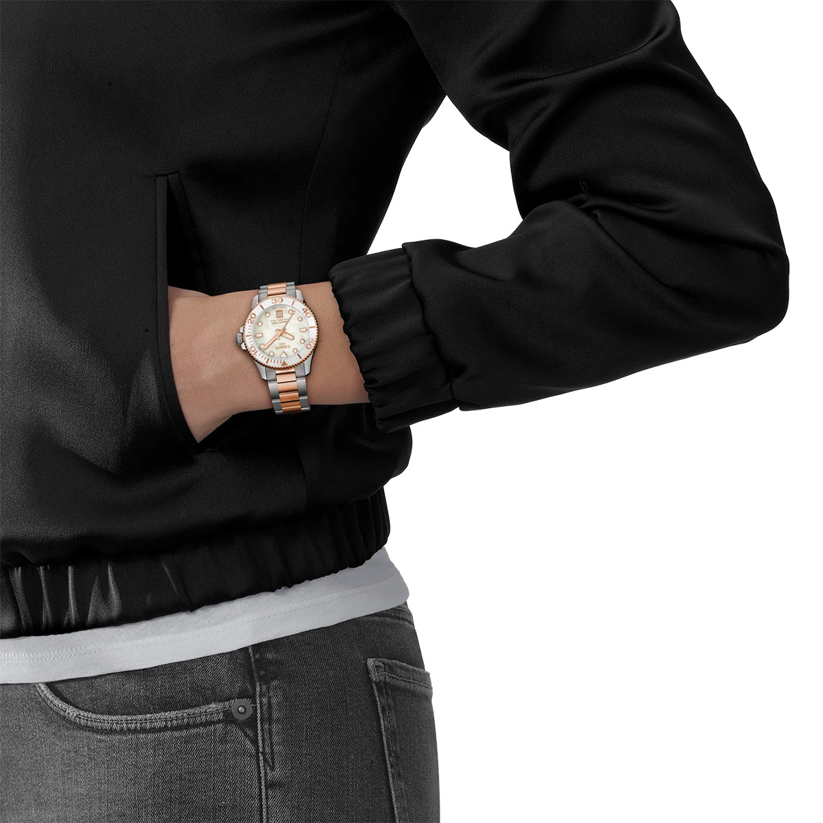 TISSOT SEASTAR 1000 BICOLOR BRACELET