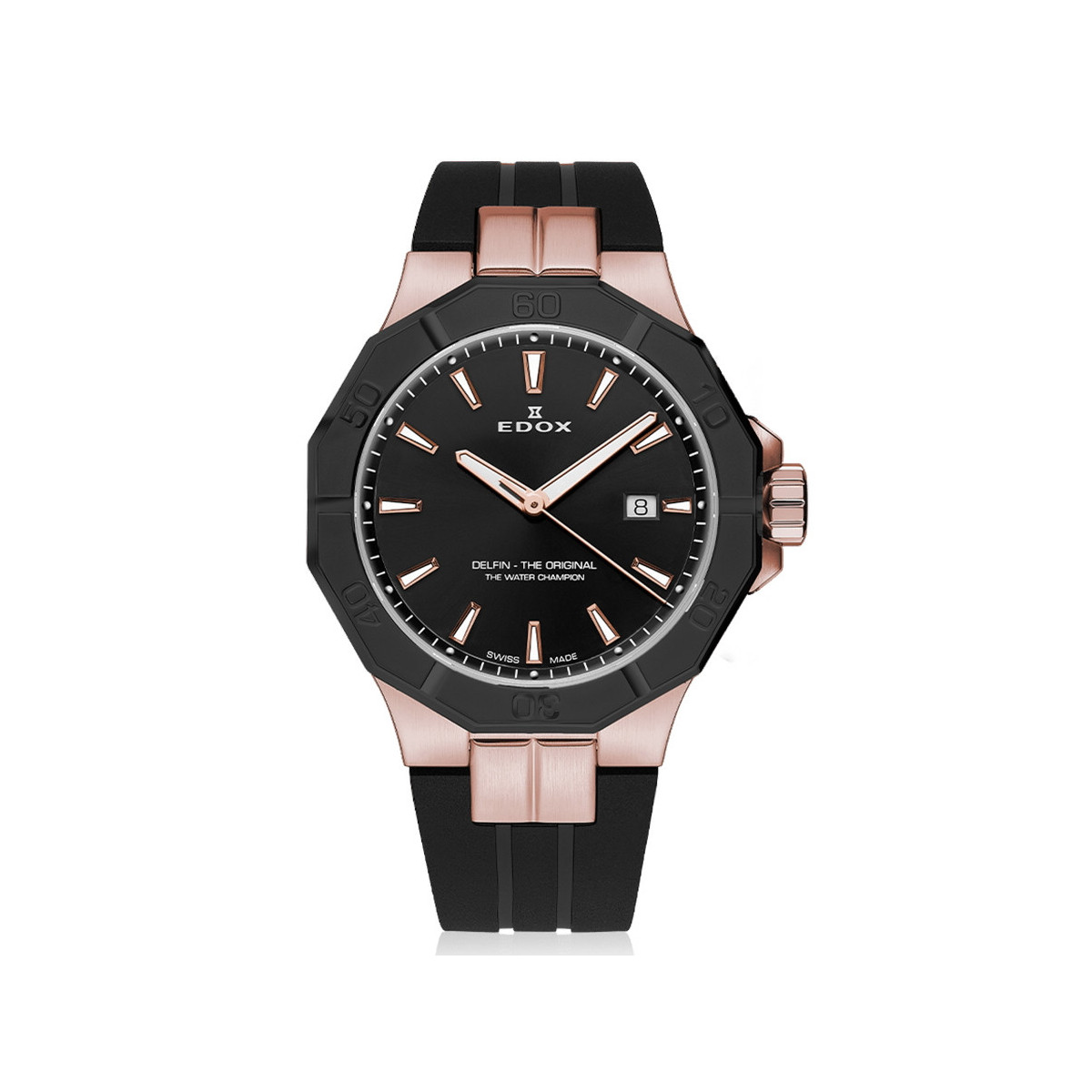 EDOX DOLPHIN THE ORIGINAL PVD PINK