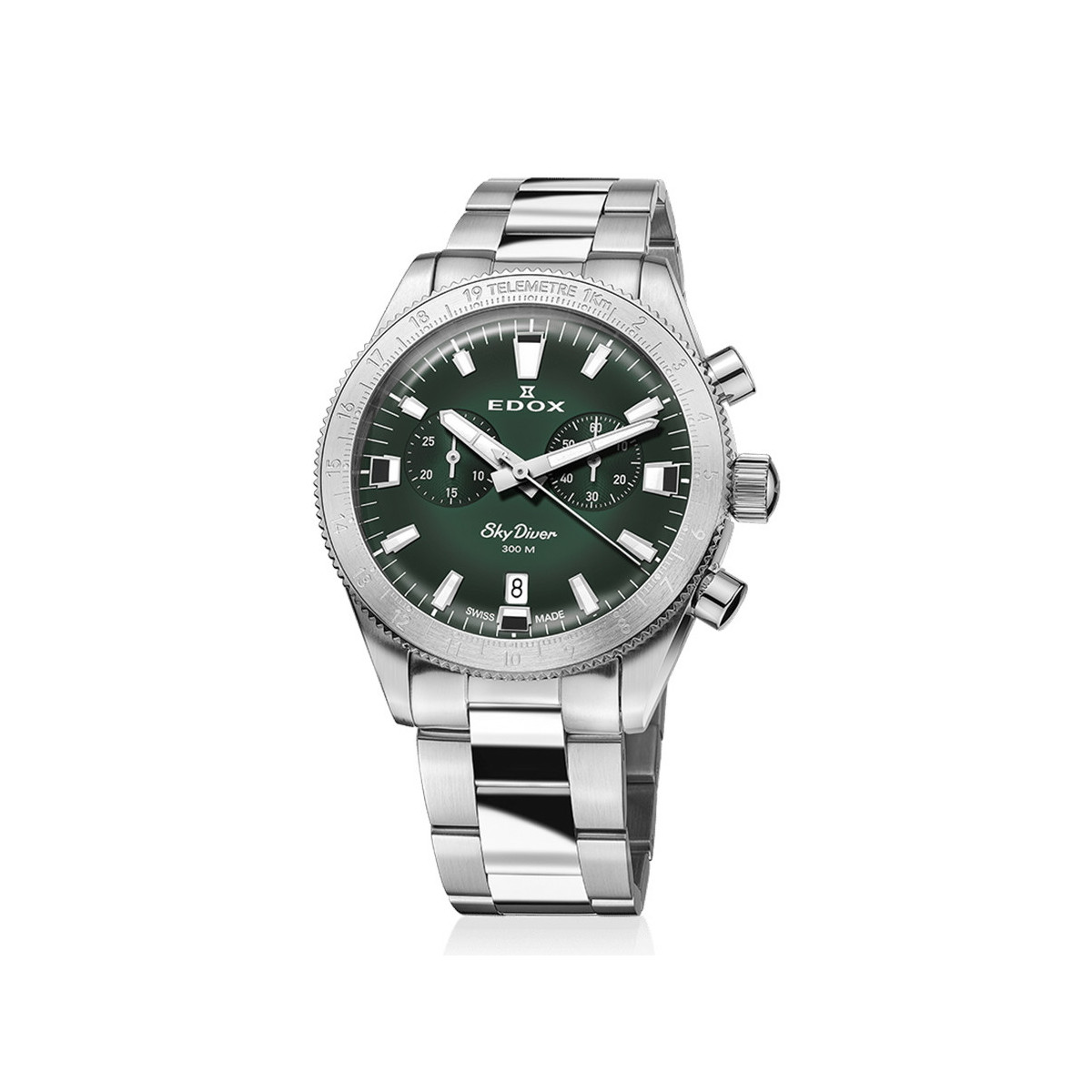 EDOX SKYDIVER CRONO VERDE EDICIÓN LIMITADA