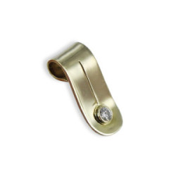 YELLOW GOLD PENDANT WITH DIAMOND