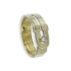 ANELL OR 18 KILATES AMB DIAMANT