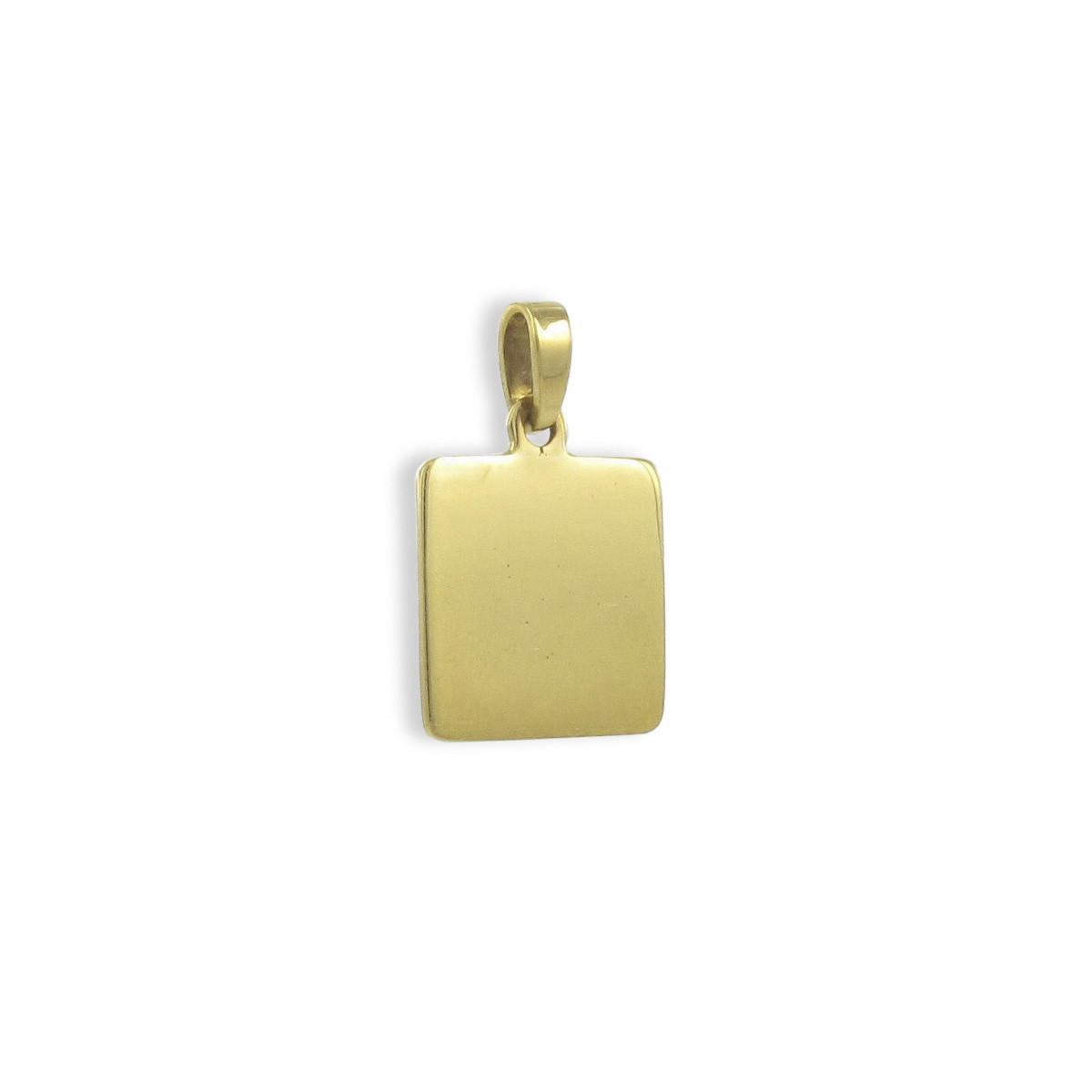 COLGANTE PLACA CUADRADA ORO 2,5 GR