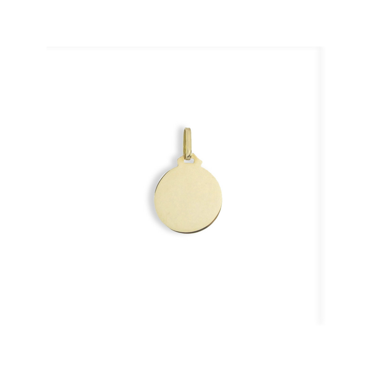 COLGANTE PLACA REDONDA 14 MM