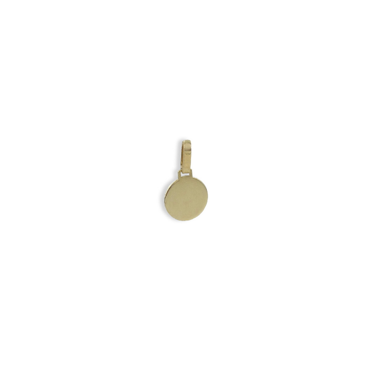COLGANTE PLACA REDONDA 8 MM