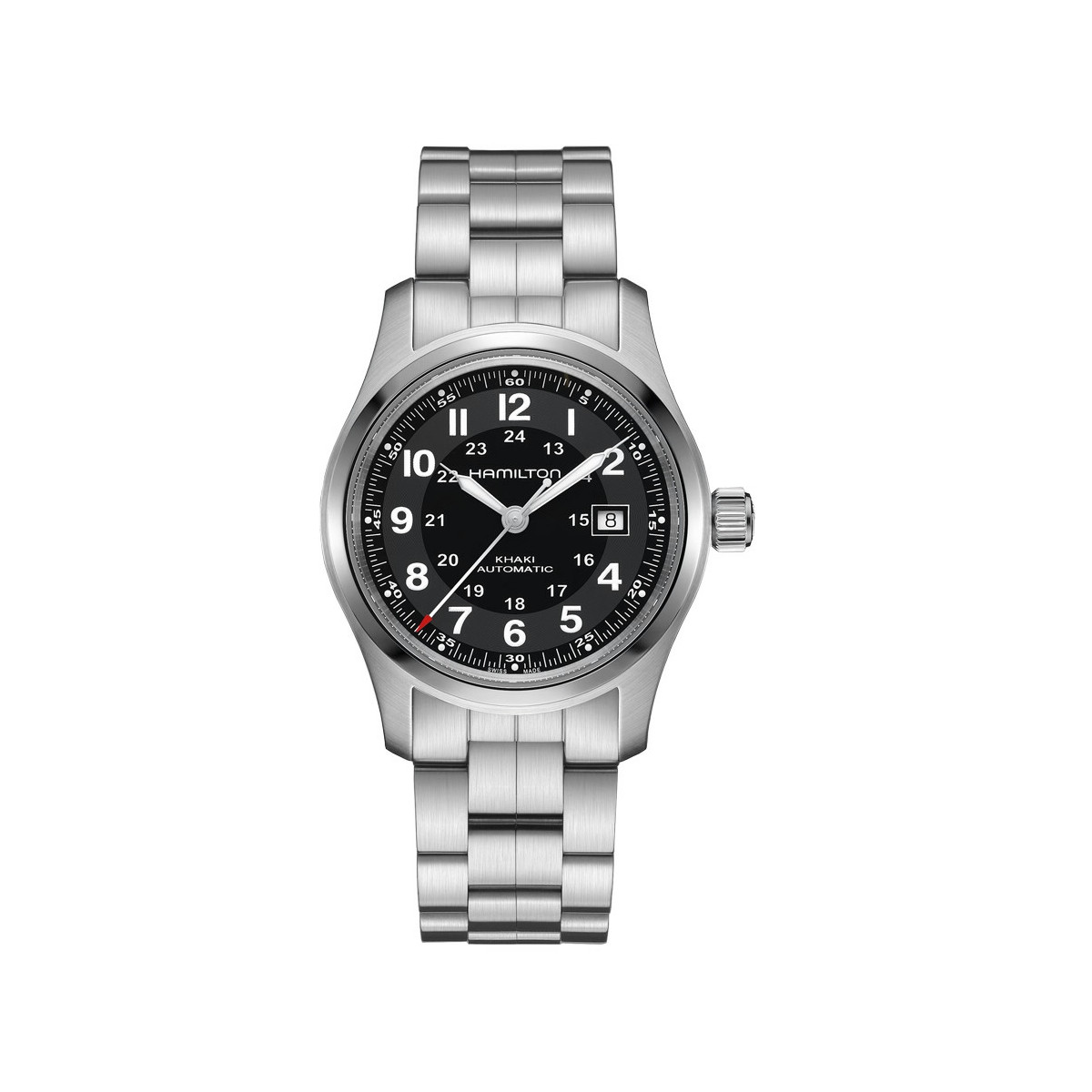 HAMILTON KHAKI AUTOMÁTICO NEGRO 42 MM