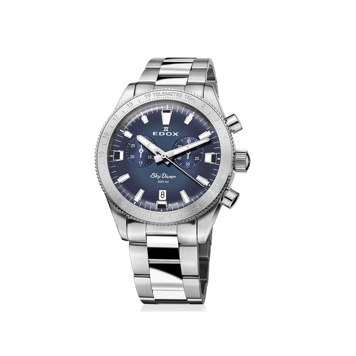 EDOX SKYDIVER CRONO AZUL EDICIÓN LIMITADA