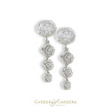 PENDIENTES LARGOS 3 ROSAS ORO