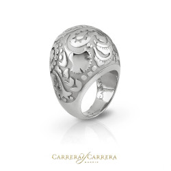 ANILLO AQUA ORO BLANCO