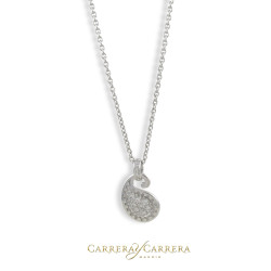 CADENA PENJANT AQUA FORMA CAIXEMIR OR BLANC