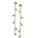 PENDIENTES LARGOS CADENITA ORO Y DIAMANTES