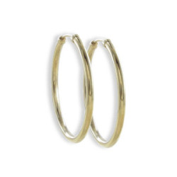 PENDIENTES AROS ORO AMARILLO 18 KILATES