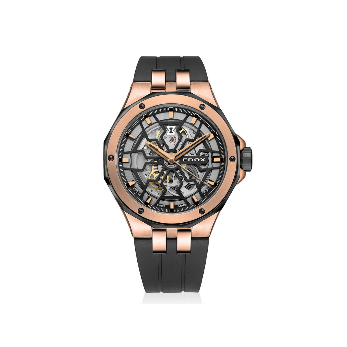 EDOX DELFIN MECANO PVD ROSA