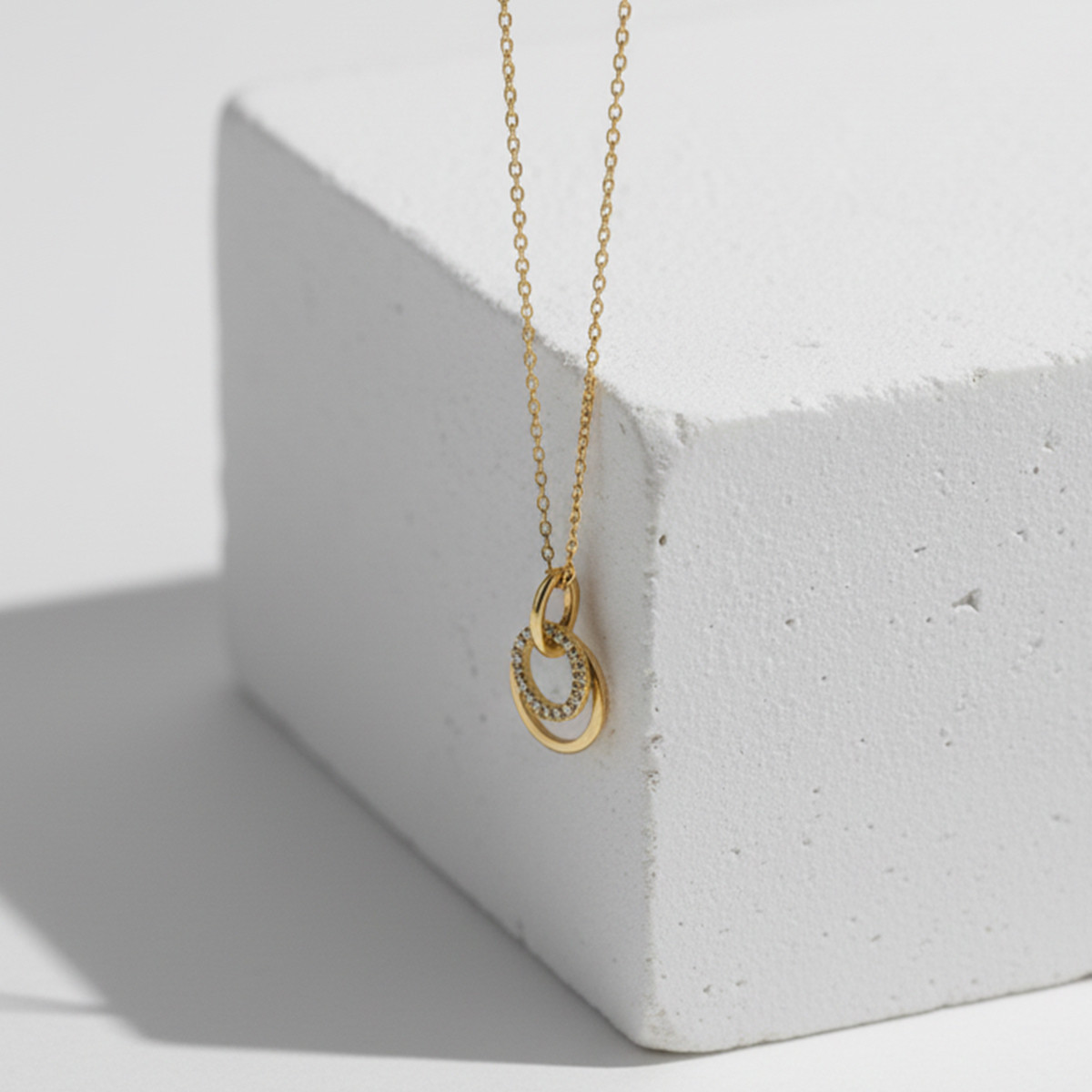 COLGANTE ORO AMARILLO 21 DIAMANTES
