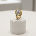 SOLITARIO BICOLOR ORO 18K CON DIAMANTE 0,34 CT SOLITARIO BICOLOR ORO 18K CON DIAMANTE 0,34 CT