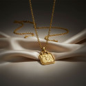 CADENA COLGANTE CARRERA & CARRERA LEONES RELIEVE