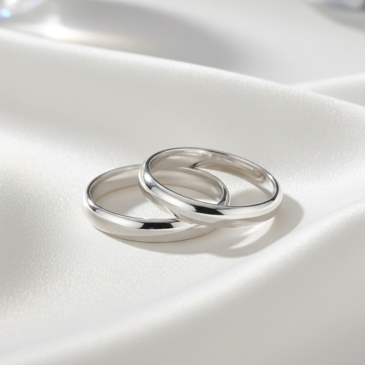 ALIANÇA DE MATRIMONI CLÀSSICA OR BLANC