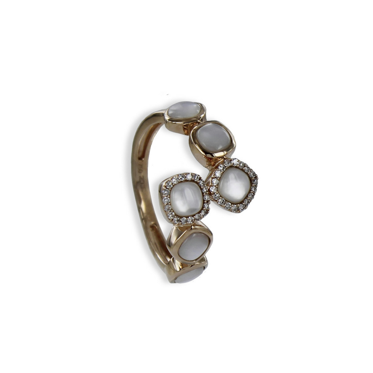 ANELL OR ROSA AMB NÀCAR