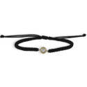 MACRAME BRACELET YELLOW GOLD DIAMOND