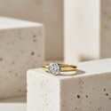 SOLITARIO BICOLOR ORO 18K CON DIAMANTE 0,82 CT SOLITARIO BICOLOR ORO 18K CON DIAMANTE 0,82 CT