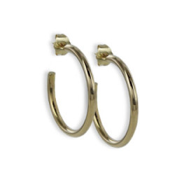 PENDIENTES AROS ORO CIERRE PRESIÓN