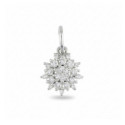 COLGANTE ORO BLANCO CON DIAMANTES