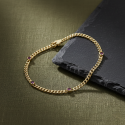 GOLD BRACELET WITH 4 RUBIES
