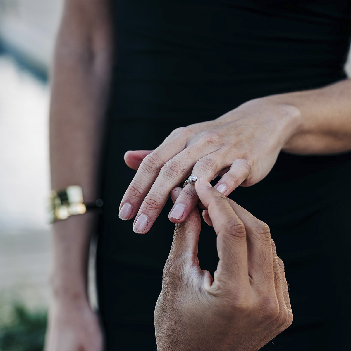 SOLITARIO ORO DIAMANTE CON 6 GARRAS