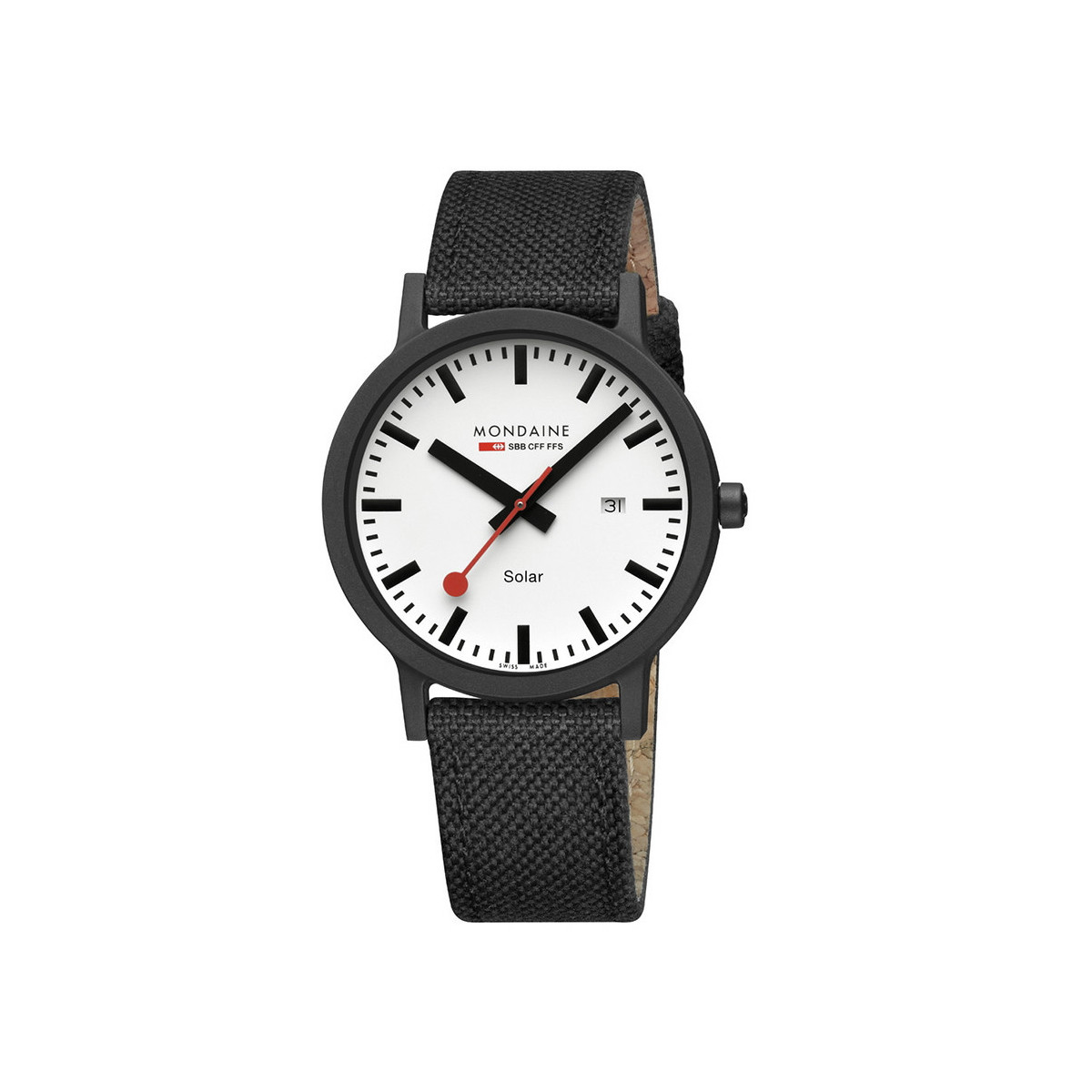 MONDAINE ESSENCE SOLAR NEGRO 41 MM