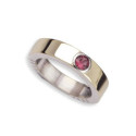 SILVER AND GOLD ALLIANCE WITH RED SPINEL
