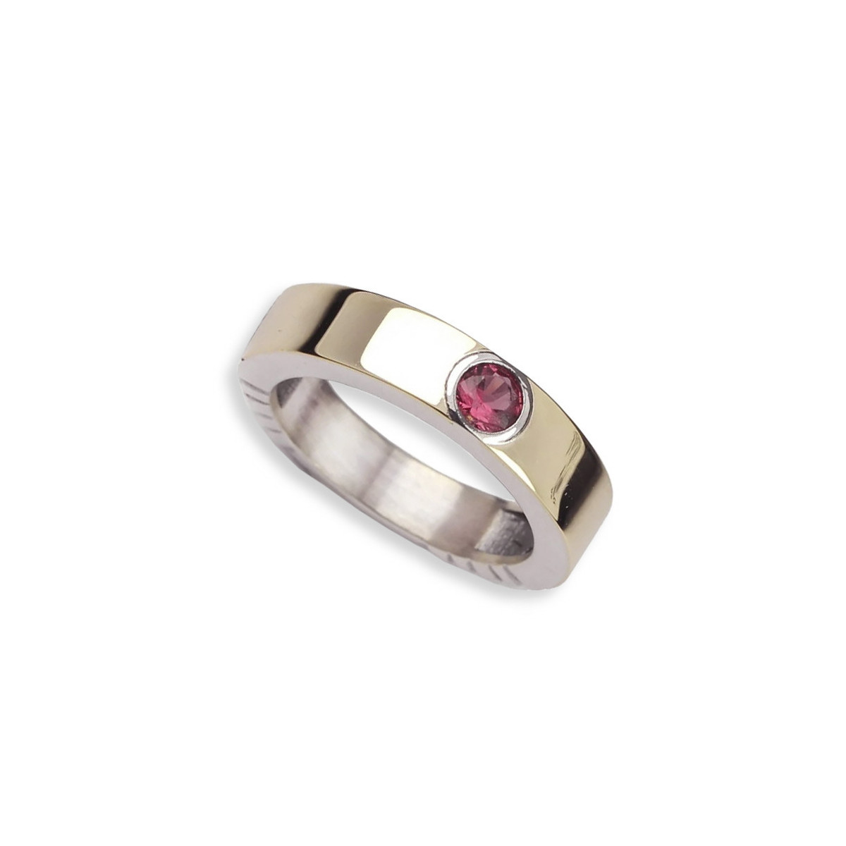SILVER AND GOLD ALLIANCE WITH RED SPINEL