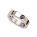 SILVER AND GOLD ALLIANCE WITH BLUE SPINEL