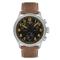 TISSOT CHRONO 42 MM LEATHER STRAP