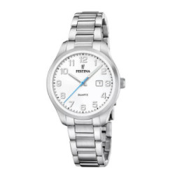 FESTINA 34 MM ESFERA PLATEADA