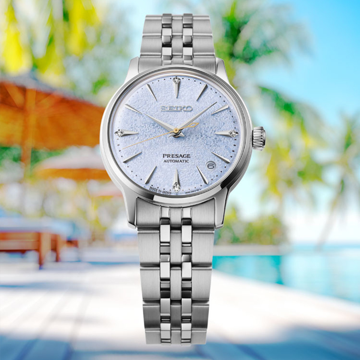 SEIKO PRESAGE COCKTAIL AZUL 34 MM