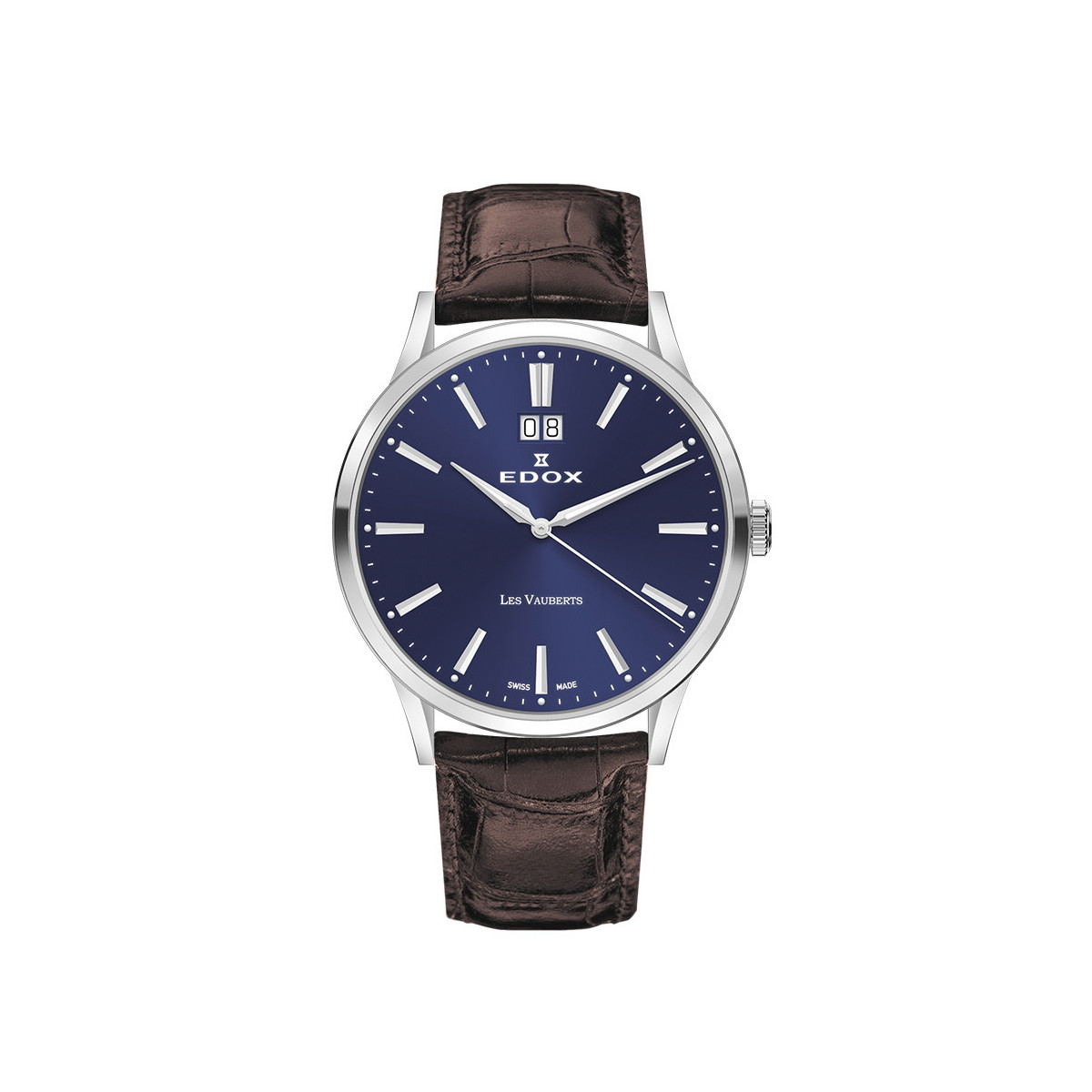 EDOX LES VAUBERTS AZUL CAJA 43 MM