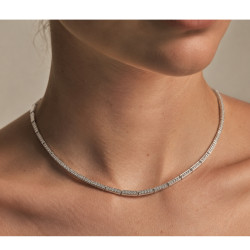COLLARET OR BLANC DIAMANTS