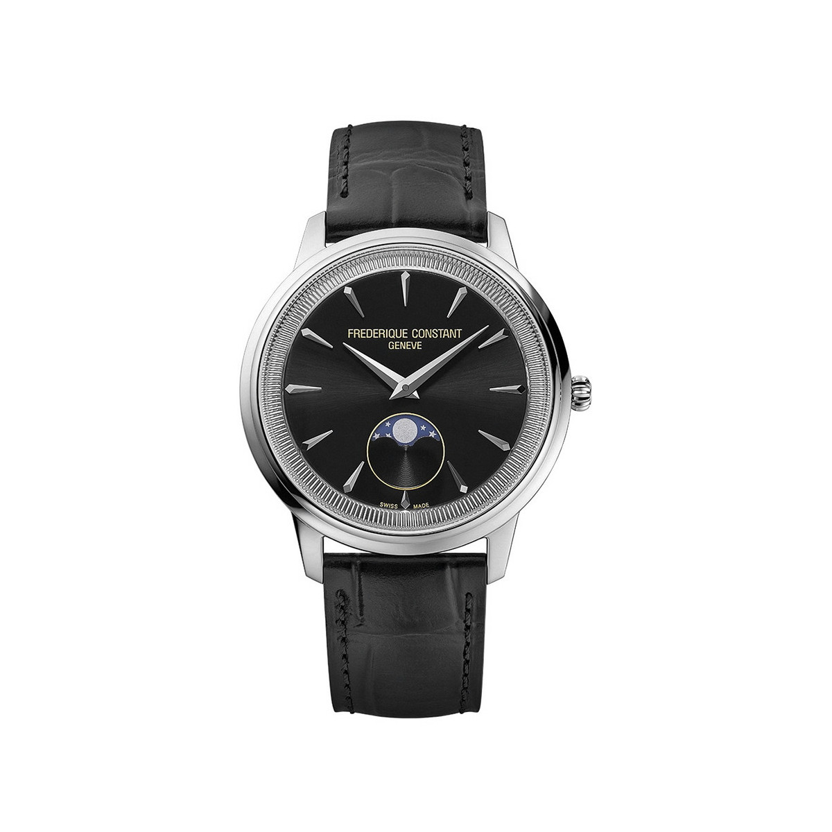FREDERIQUE CONSTANT MONETA MOONPHASE NEGRO