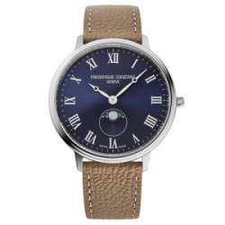FREDERIQUE CONSTANT CLASSICS FASE LUNAR AZUL