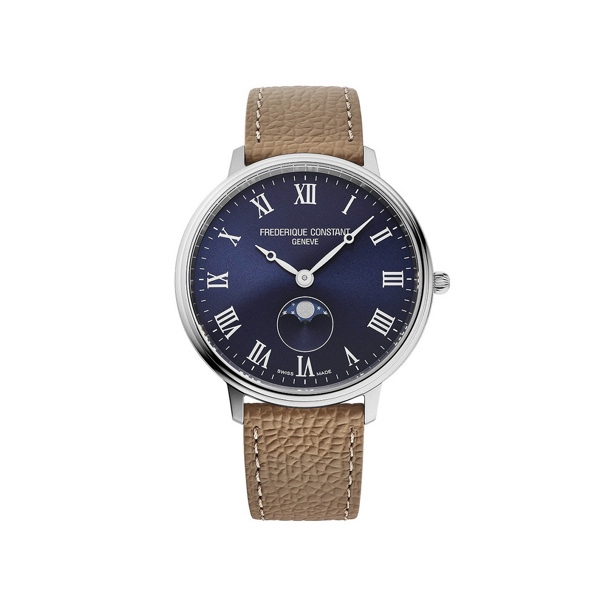 FREDERIQUE CONSTANT CLASSICS FASE LUNAR AZUL