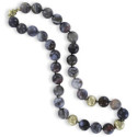 BOTSWANA AGATE AND YELLOW GOLD NECKLACE BOTSWANA AGATE AND YELLOW GOLD NECKLACE