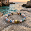 CHALCEDONY AND YELLOW GOLD BRACELET CHALCEDONY AND YELLOW GOLD BRACELET